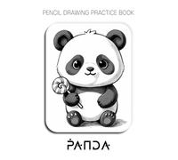 Pencil Drawing Practice Book - Panda: Mastering Chibi Character Design, Expressive Eyes, and Playful Graphite Textures