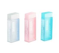 Pencil Erasers Clear Erasers Soft Eraser Aesthetic Lovely Eraser Painting Back to School Supplies Simple Lovely Clear Solid Color Pencil