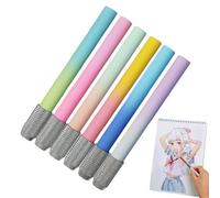 Pencil Extender for Artists, Holder Lengthener - Portable Pencil Holder Extenders, Ergonomic Pencil Lengthener for Color Pencils, 6/