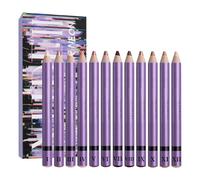 Pencil Eyeshadow Stick,Shimmer Cream Eye Shadow Liner Brightener Pencil Crayon | Pearl Eye Liner Kit, Glitter Colored Eye Liner, Waterproof, 12 Colors, Long Wear, Eye Shadow Brightener Sticks Set for