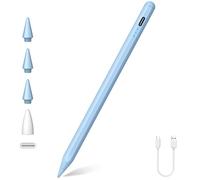 Pencil for Apple iPad 2025-2018, 2X Fast Charge, Palm Rejection, Tilt Sensitivity Stylus Pen for iPad A16 11th/10th/9th-6th Generation, Air M2 M3 11/13 inch/5-3 Gen, Pro M4 11"/12.9", Mini 7/6/5
