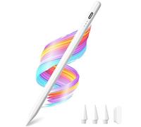 Pencil for Apple iPad A16/11th, Fast Charge Stylus Pen for 2025-2018 iPad A16/11-6th Gen, Air 11"/13" M3/M2/5th-3rd, Pro 13"/11"/M4/12.9", Mini A17 Pro/6/5th Palm Rejection Tilt Sensitivity