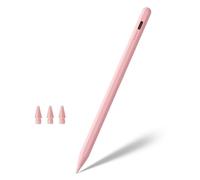 Pencil for Apple, Stylus Pen for iPad A16 11th/10th/9/8/7/6 Generation, iPad Pro M4 13"/11"/12.9", iPad Air M3/M2/5/4/3 Gen, iPad mini A17 Pro 7/6/5, Palm Rejection & Tilt Sensitivity (Pink)