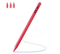 Pencil for Apple, Tilt Sensitivity Palm Rejection, Stylus Pen for iPad A16 11/10/9/8/7/6 Generation, iPad Pro 12.9"/13in/11-inch M4, iPad Air M3/M2/5/4/3, iPad Mini A17 7/6/5 Gen Fast Charge, Pink Red