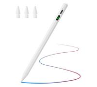 Pencil for Apple, Tilt Sensitivity Palm Rejection, Stylus Pen for iPad A16 11/10/9/8/7/6 Generation, iPad Pro 12.9"/13in/11-inch M4, iPad Air M3/M2/5/4/3, iPad Mini 6/5 Gen Fast Charge (White)