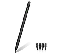 Pencil for iPad 2018-2025, 13 minutes fast charge, Pixel Precision, Tilt Sensitive Stylus Pen Compatible Apple iPad A16 11/10/9/8/7/6th Gen, Pro 12.9/11/13 Inch M4, Air 3/4/5/M2/M3, Mini 5/6/7, Black