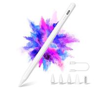 Pencil for iPad A16 11th/10th Generation, 2X Fast Charge Stylus Pen for iPad(2025-2018) 11th-6th, Air M2 M3 11/13 inch/5-3th, Pro M4 11/13"/12.9", Mini A17 Pro/6/5., Palm Rejection, Tilt Sensitivity