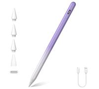 Pencil for iPad A16 11th/10th Generation, 2X Fast Charge Stylus Pen for iPad(2026-2018) 11th-6th, Air M2 M3 M4 11/13"/5-3th, Pro M4 11/13"/12.9", Mini A17 Pro/6/5th, Palm Rejection, Tilt Sensitivity