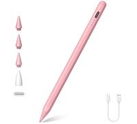 Pencil for iPad A16 11th/10th Generation, 2X Fast Charge Stylus Pen for iPad(2026-2018) 11th-6th, Air M2 M3 M4 11/13"/5-3th, Pro M4 11/13"/12.9", Mini A17 Pro/6/5th, Palm Rejection, Tilt Sensitivity