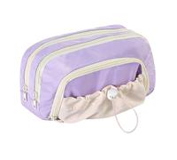 Pencil Greenhouse - Canvas Pencil Case | Rosey Posypens | Stars Counting Pencill Casee Large Capacity for Designers, Students and Teachers and Studies, Lavender, verwijzen naar