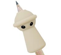 Pencil Grip Corrector - Ergonomic Silicone Writing Aid, Cute Alien Cushion Design, Soft, Comfortable Holding Support, Lightweight, Durable Classroom Tool | Effective Handwriting