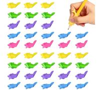Pencil Grips,50PCS Little Fish Dolphin Soft Silicone Pen Grips for Children Handwriting,Pencil Holder Trainning Grip Writing Posture Correction Tools for Toddlers, Preschoolers,Assorted Colors
