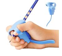 Pencil Grips - Soft Silicone Material | Ergonomic Finger Grip Holder And Comfortable Pencil Grips | Reusable Writing Aid For Kids Students Teachers To Improve Handwriting Control And Daily School Use