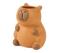 Pencil Holder for Desk Cute - Capybara Novelty Organizer | Cartoon Pen Storage Container, Multi-Functional for Stationery Toothbrush Hairclip Bookmark Vanity Kitchen Dorm 3.54x3.54x4.33in