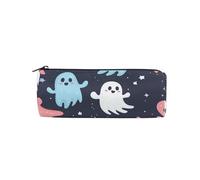 Pencil Holder Office Makeup Kids Simple Blue White Red Cute Ghosts Stars