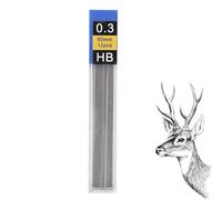 Pencil Lead Refills - Mechanical Pencil Replacement Leads, Writing Accessories for Students, Teens, Boys, Girls, Friends, and Family, Perfect for Homework and Test Preparation 12-Pack