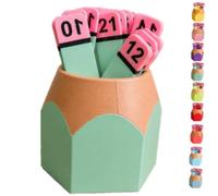 Pencil Number Counting Set, Reusable Classroom Organization and Sequencing Board, Crayon Number Matching Set 1-30, for Math Manipulative, Draw Numbers and Supply，Deep Green