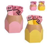 Pencil Number Counting Set with Holder, Reusable Math Manipulatives (2Pack)
