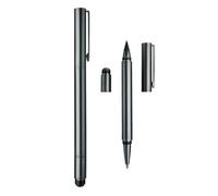 Pencil Pen Combo - 0.5mm Mechanical Lead Graphite, Black Ink Fine Point Ballpoint, 2 in 1 Hybrid Writing Tool, Aesthetic Stationery, Smooth Note Gear | for Students