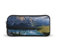 Pencil Pouch Banff National Park Pencil Case for Men Women Cosmetic Bag Aes