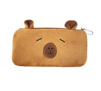 Pencil Pouch,Capybara Stationery Storage Bag - Cute Plush Pouch for Pens | for Sticky Notes Ruler Marker Lipsticks Earphones Girls School College Class Travel