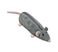 Pencil Pouch for Girls Mouse Plush Large Capacity Smooth Zipper Bag