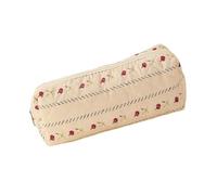 Pencil Pouch for Students Teachers Artists Organization Large Capacity Soft Print Pen Holder Stationery Bag Zippered Stationery Bag, Banded Flowers, Mass Beauty