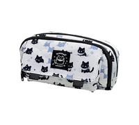 Pencil Pouch - Large Capacity Pencil Case | Kitten Themed Cute Pencil Case | Multifunctional Double Layer Pencil Pouch | Portable Large Capacity Pencil Zippered Pouch for Boys and Girls