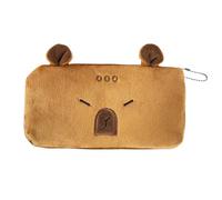 Pencil Pouch | Large Capacity Stationery Storage Bag | Cute Capybara Pencil Case - for Sticky Notes Ruler Marker Lipsticks Earphones Girls School College Class Travel
