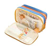 Pencil Pouch | Large Pencil Case Pouch - School Stationery Organizer for Eraser Marker Ruler Sticky Notes Student Kindergarten College Travel Backpack Birthday