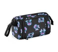 pencil pouches Large Capacity Stationery Bag Multifunctional Pen Case Cosmetic Makeup for Teen Preppy School Cartoon Cute Neon Fluorescent Cow lapiceras estuche para mujer