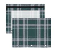 pencil pouches With 3 Reinforced Grommets Plastic File Folder for A4 Paper Letter 2 Pack Teacher Office, Color 17, 1 size x2, Cartoon