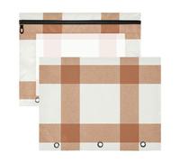 Pencil Pouches With 3 Reinforced Grommets Plastic Paper File Briefcase A4 Letter 2 Office Teacher Packaging, Color 23, 1 size x2, Cartoon