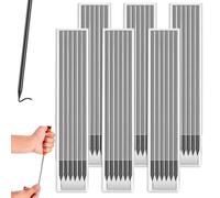 Pencil Refills 36 Pcs Black Pica Pencil Lead Refill 2.8mm Lead with Storage Case for Carpenter Drafting Sketching Drawing Art Design