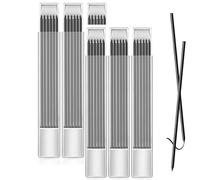 Pencil Refills, 6 Boxes Pencil Refill for Tracer/Pica Pencil,2.8 mm Black Pencil Refills, Solid Carpenters Replacement, for Architect Building, Joiners Pencil Replacements