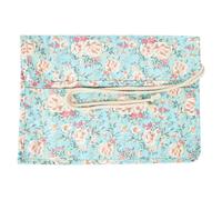 Pencil Roll Curtain Canvas 20-Holes Painting Brush Storage Bag School Stationery