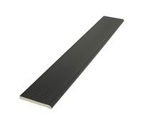 Pencil Round Architrave uPVC Plastic Finishing Trim Moulding (2.5m) - 65mm, Anthracite Grey (Grained)