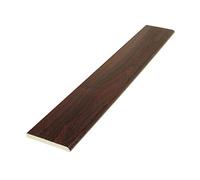Pencil Round Architrave uPVC Plastic Finishing Trim Moulding (2.5m) - 65mm, Rosewood
