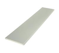 Pencil Round Architrave uPVC Plastic Finishing Trim Moulding (2.5m) - 95mm, Agate Grey