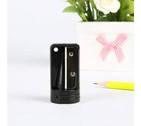 Pencil Sharpener Carpenters Pencil Sharpener, Woodwork Pencil Cutter Shaver Narrow Sharpening Tool Woodworking Hand Tools (2 PCS, Black)