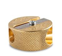 Pencil sharpener, double hole (brass) round