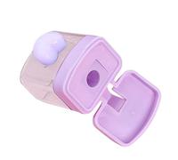 Pencil Sharpener - Double Hole | Portable Pencil Sharpener with Lid for Students Cute Manual Office Makeup and Travel Colorful Pencil Sharpener for Kids Ergonomic