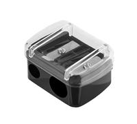 Pencil Sharpener for the Classroom, Manual Safe Pencil Sharpener with Two Holes, Portable Multifunctional Sharpening Cutter, Comfortable and Efficient, High Safety, Easy to Clean
