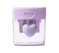 Pencil Sharpener, Handy Double Hole Sharpener for Coloured Pencils, Colouring Pencil Sharpener - Home Office Drawing Makeup Travel Lessons