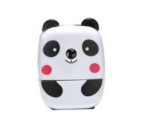 Pencil Sharpener, Non Slip Tool Students Gift Kids Small Stationery Cartoon Animal Labor Saving Desktop School Cute Hand Crank(Panda),Stationery