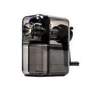 Pencil Sharpener, Pencil Sharpener with Container, Metal Pencil Sharpeners, Suitable for Sketching Pencils and Colored Pencils, Adjustable Thickness, Black