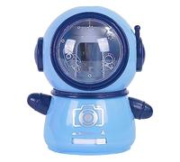 Pencil Sharpener, USB Battery Pencil Sharpener Space Man Easy Carry Twist N Sharp Pencil Pointer for Classroom Student Kids Boys Girls (Purple Blue)