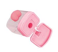 Pencil Sharpener, With Lid Double Hole Portable Supplies | Pencil Sharpener For Makeup Pencils | For Classroom Art Creation Drawing Home Garden