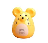 Pencil Sharpeners Hand Held Plastic Pencil Sharpeners Cute Plastic Mouse Manual Pencil Sharpener Creative Stationery Gifts For Kids School Supplies(Random Colors)