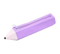 Pencil Storage Case - Soft Silicone Zipper Bag, Waterproof Stationery Holder, Lightweight Organizer, Portable Study Accessory with Neat Design | Soft Silicone Pencil Case for Student Classroom Office
